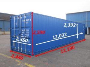 kich thuoc container 40feet
