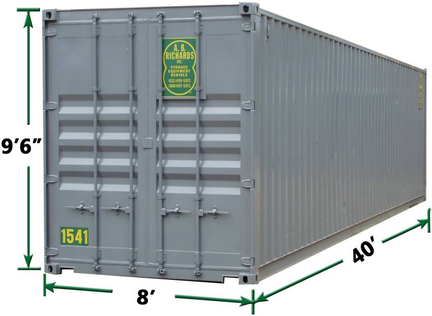 Tổng quan về container 40 feet