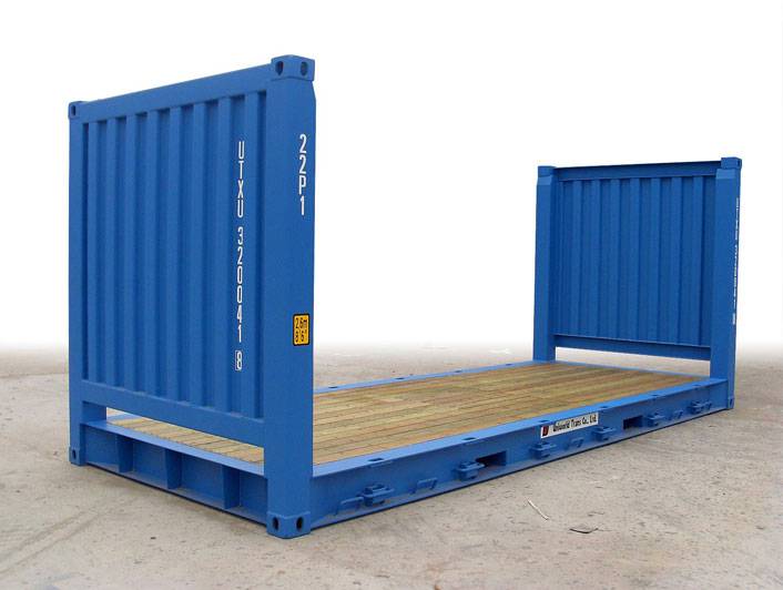 container flat rack 20 feet