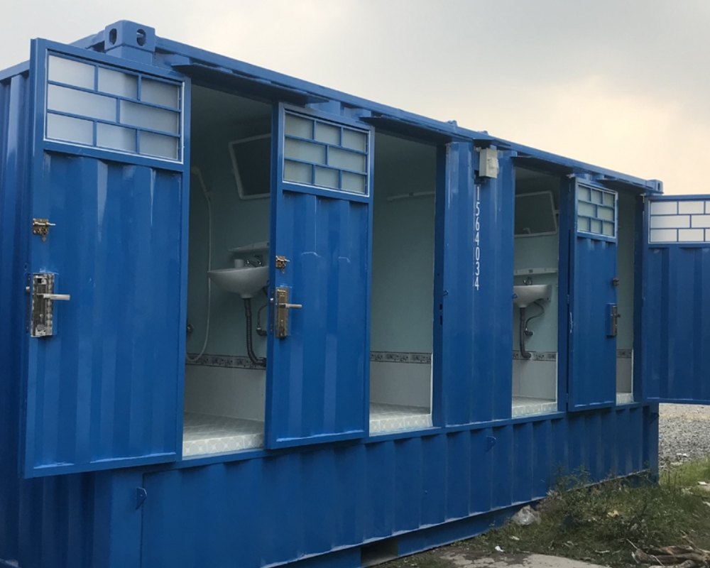 container toilet 20 feet